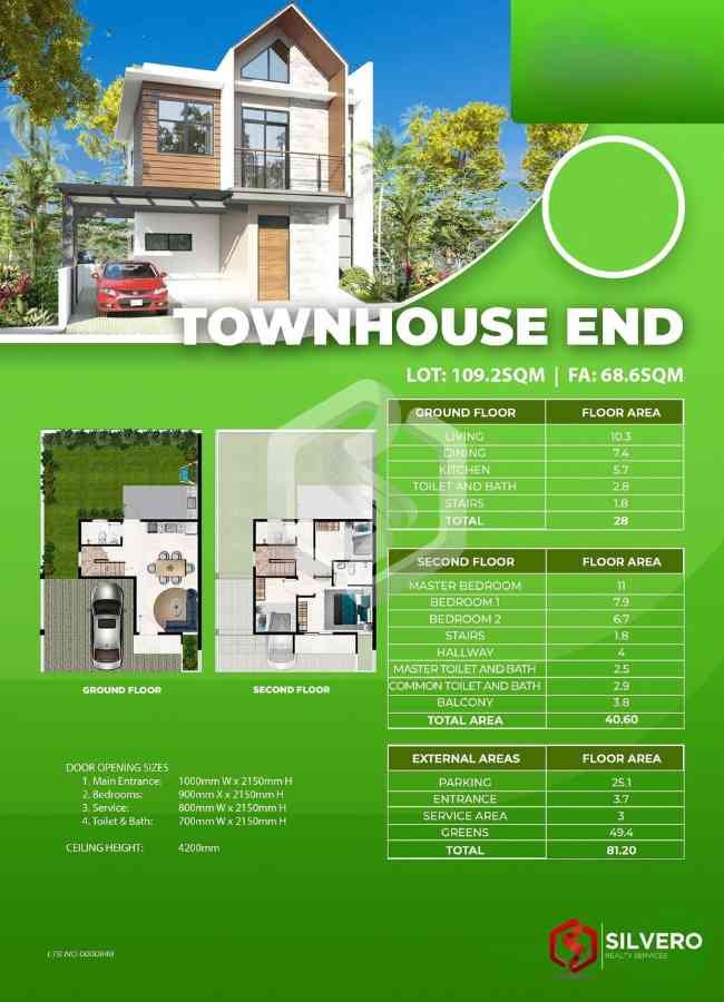 townhouse end danarrasouth for sale 2