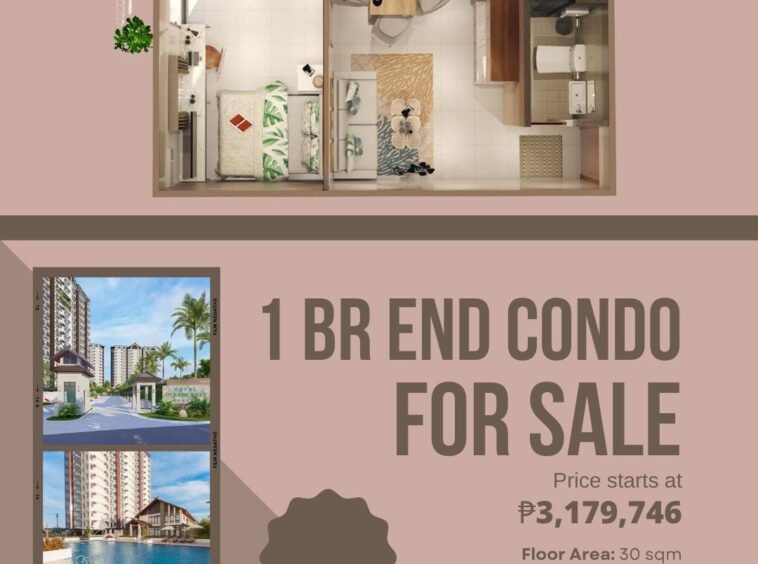 1BR end condo royal oceancrest mactan infographic