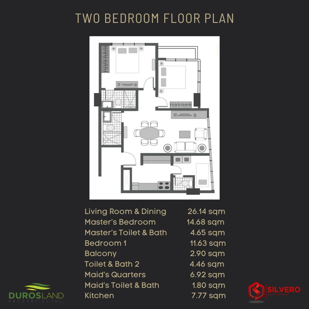 2 bedroom padgett place floor plan