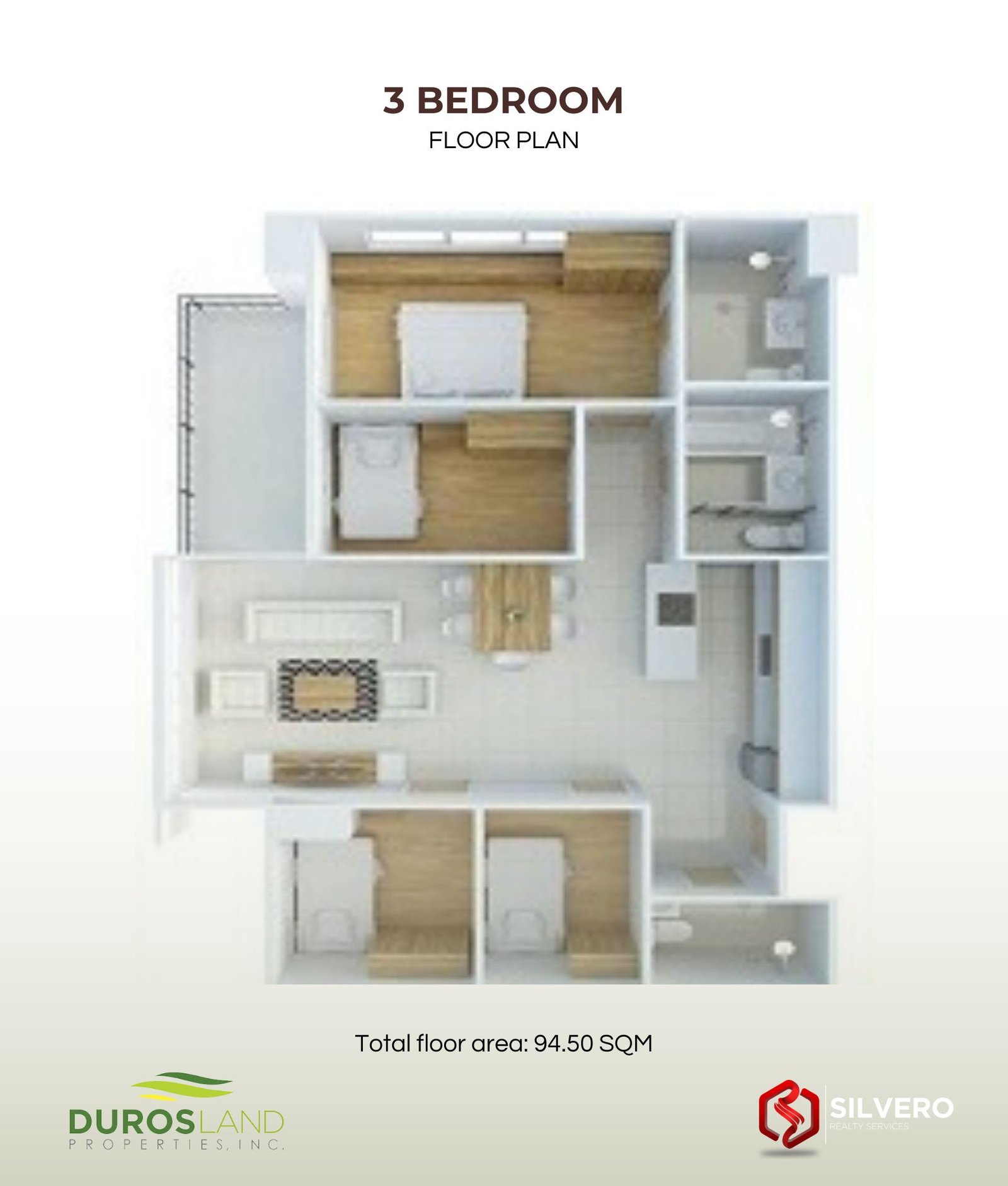 3 bedroom condo for sale 2