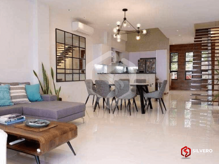 beachfront house living room