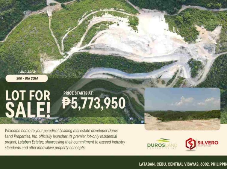 lot for sale lataban estates infographic