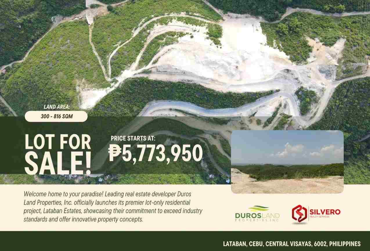 lot for sale lataban estates infographic