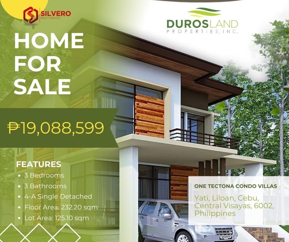 one tectona villas 4A single detached infographics