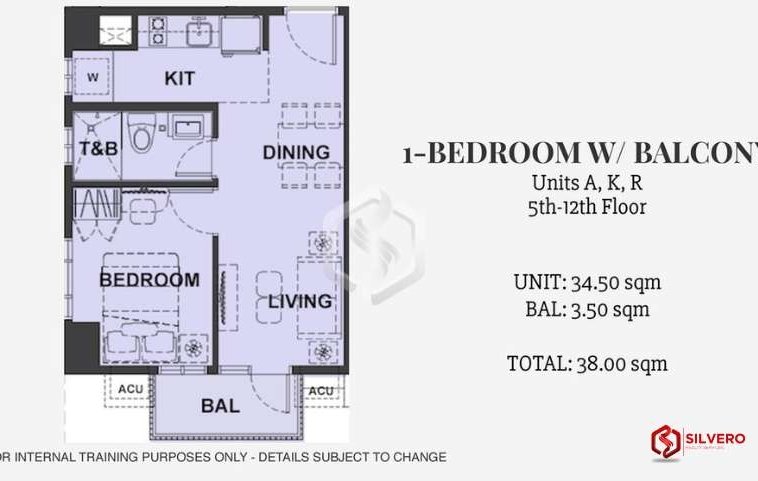 1 bedroom w balcony bryant parklane 2