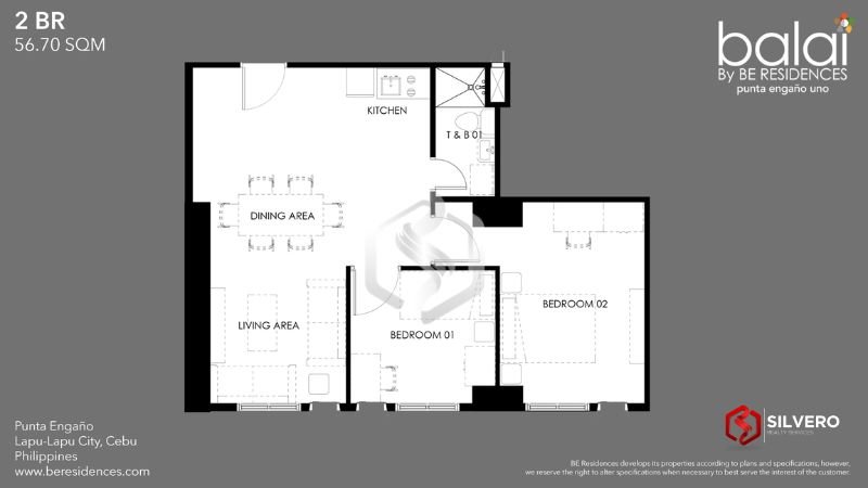 2 bedroom balai punat engaño unit layout