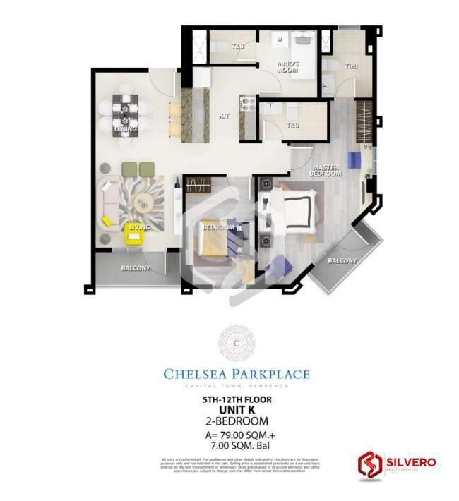 2 bedroom chelsea parkplace 2