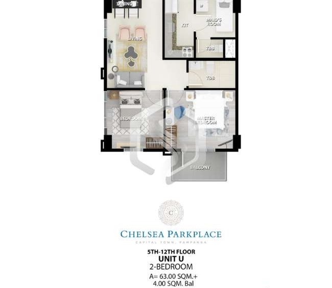 2 bedroom chelsea parkplace