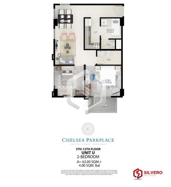 2 bedroom chelsea parkplace