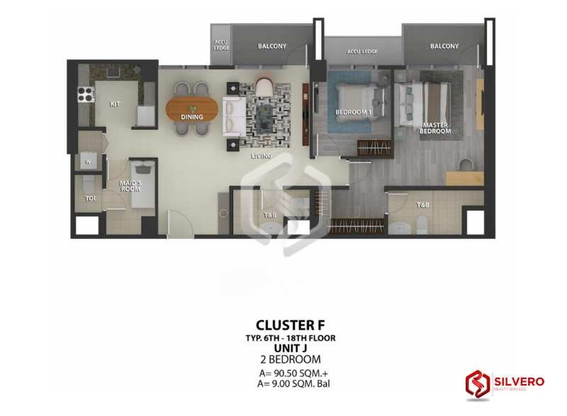 bayshore residential resort 2 bedroom floor plan