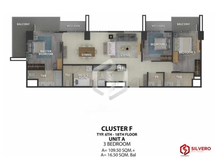 bayshore residentail resort 3 bedroom floor plan