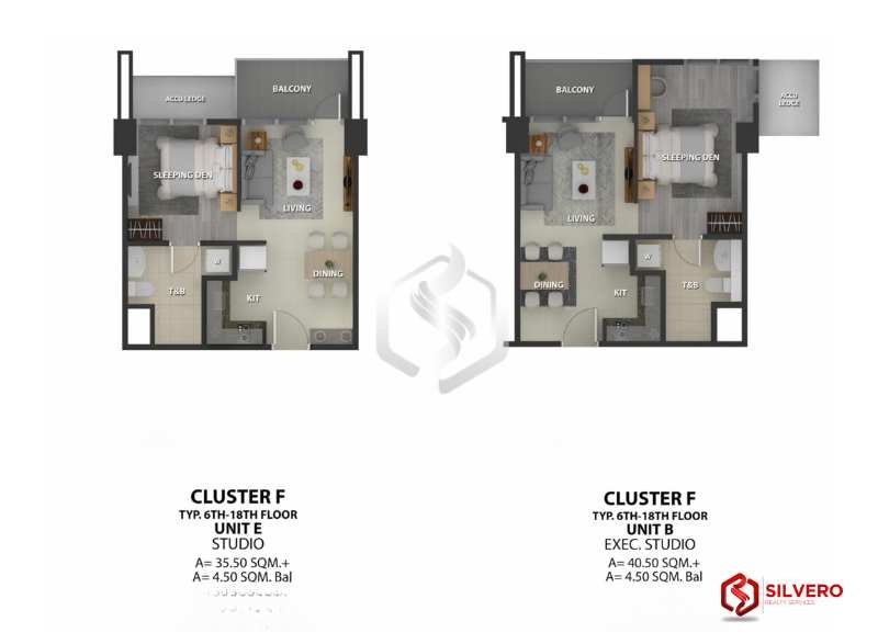 bayshore residential resort studio & exec. studio floor plan