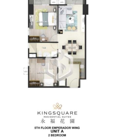 kingsquare residentials s2 bedroom floor plan