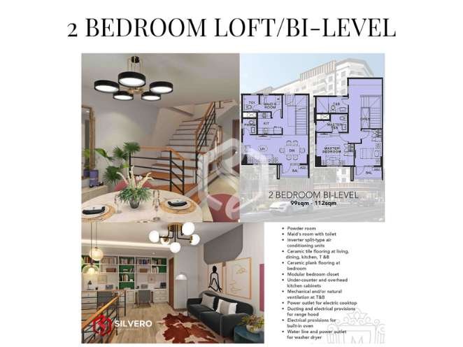 one manhatan bacolod 2 bedroom loft