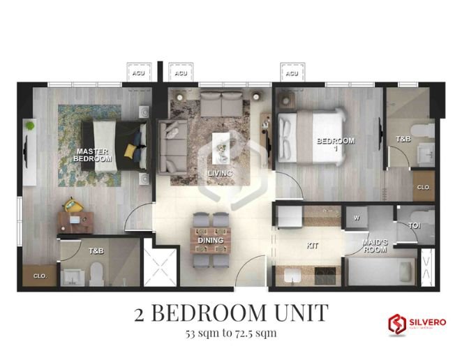 oen regis bacolod 2 bedroom floor plan