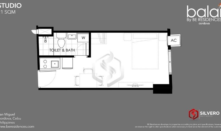 studio balai cordova unit layout