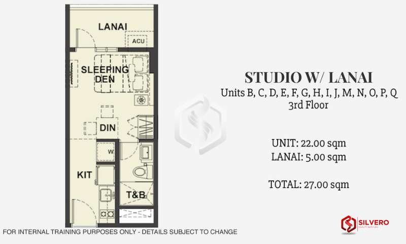 studio w lanai bryant parklane floor plan