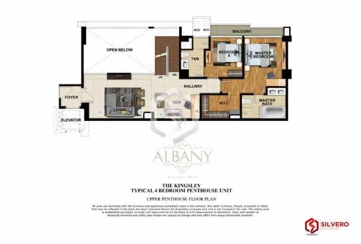 the albany 4 bedroom with balcony 3