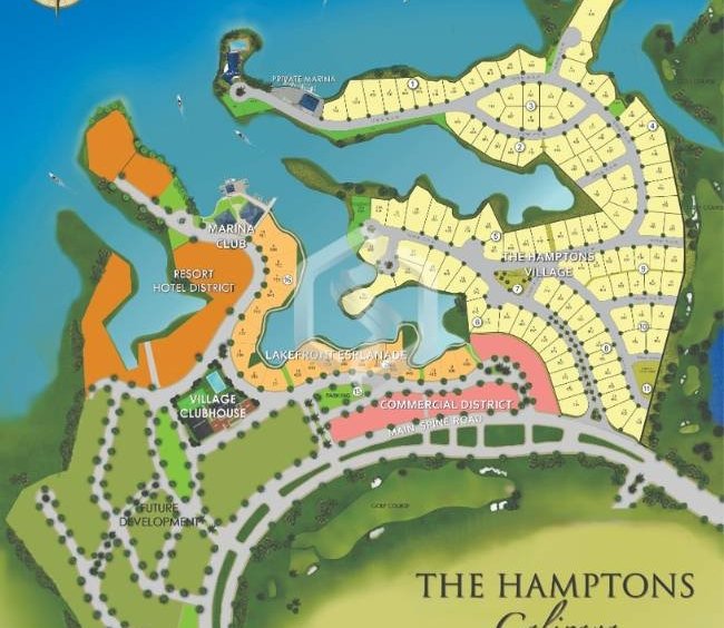 the hamptons site development plan