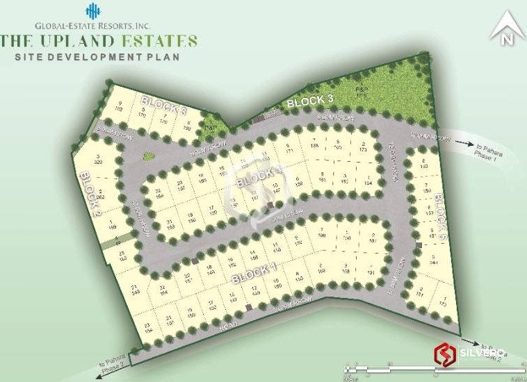 the upland estates site development plan