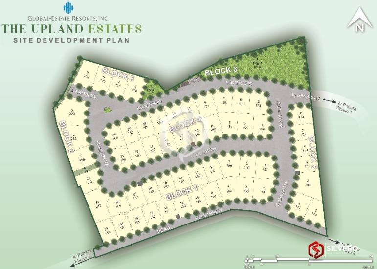 the upland estates site development plan