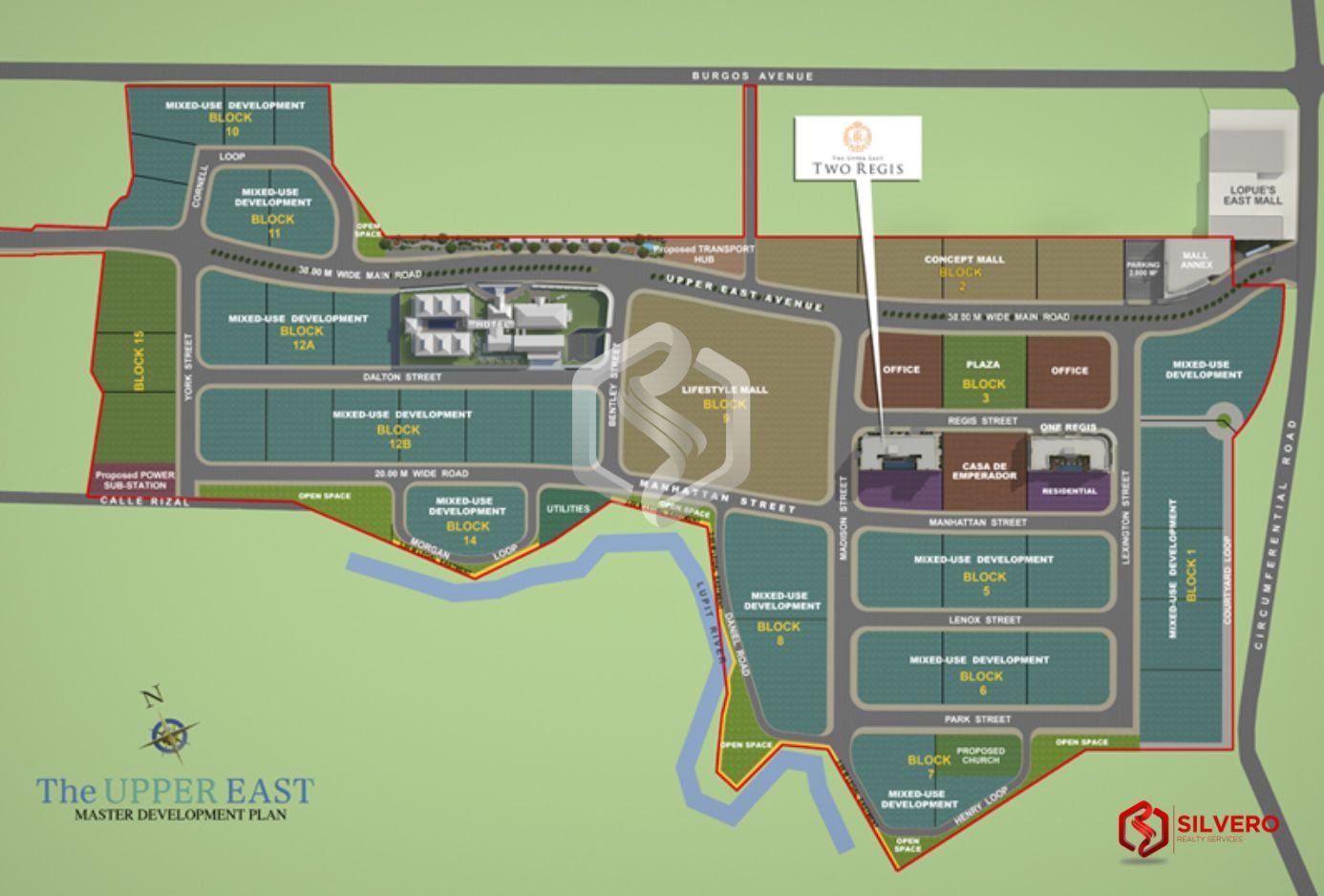 two regis site development plan