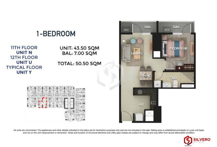 vion towers 1 bedroom floor plan 2