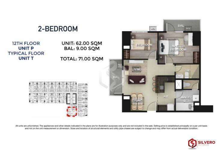 vion towers 2 bedroom floor plan 2