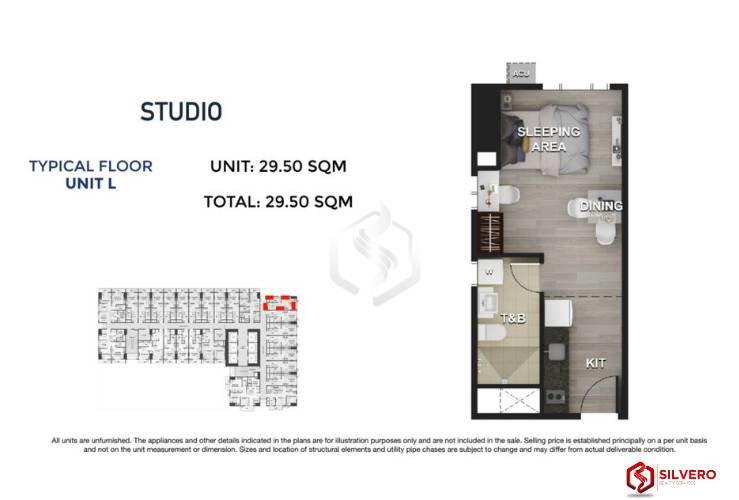 vion towers studio floor plan 1